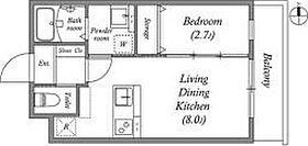 St.Residence南津の辺  ｜ 大阪府大東市南津の辺町（賃貸マンション1LDK・1階・26.23㎡） その2