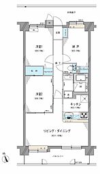 センチュリー東飯能 2SLDKの間取図画像