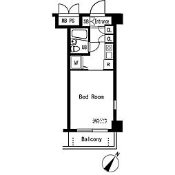 間取図画像 ワンルーム