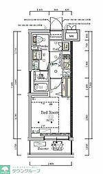 HY'sNOBORITOBLOSSOM 1Kの間取図画像