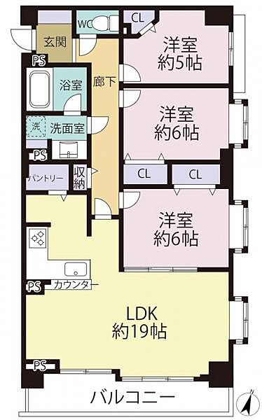 間取りを拡大表示