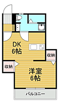 リバティ別府 202 ｜ 福岡県福岡市城南区別府６丁目（賃貸アパート1DK・2階・24.00㎡） その2