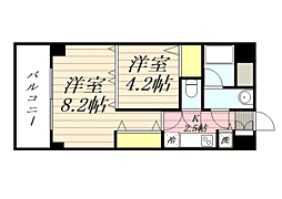グリーンズ平尾 2Kの間取図画像