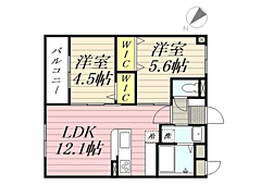 物件の間取り