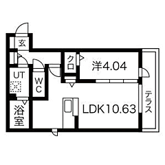 物件の間取り