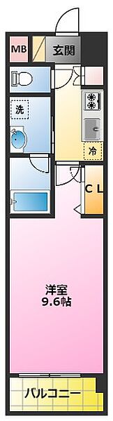 ベルドミール 602｜神奈川県川崎市中原区木月1丁目(賃貸マンション1K・6階・29.70㎡)の写真 その2