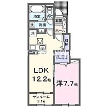 岡山県岡山市南区迫川（賃貸アパート1LDK・1階・50.14㎡） その2