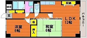 岡山県岡山市中区桑野（賃貸マンション2LDK・5階・60.45㎡） その2