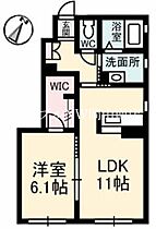 岡山県玉野市東紅陽台2丁目（賃貸アパート1LDK・1階・44.56㎡） その2