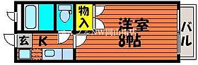 岡山県岡山市中区新京橋3丁目（賃貸アパート1K・1階・22.50㎡） その2