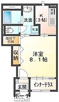 岡山県岡山市南区福富東2丁目（賃貸アパート1K・1階・33.86㎡） その2