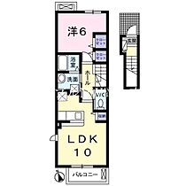 岡山県岡山市南区洲崎2丁目（賃貸アパート1LDK・2階・44.15㎡） その2