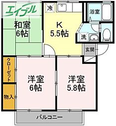 JR宇野線 備前西市駅 徒歩37分 2階/-
