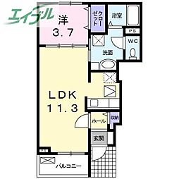 JR宇野線 備前西市駅 4km 1階/-