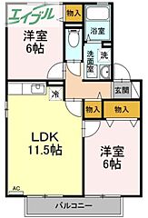 物件の間取り