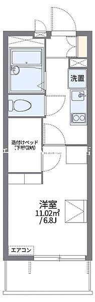 レオパレス東島田 ｜岡山県岡山市北区東島田町1丁目(賃貸マンション1K・3階・19.87㎡)の写真 その2