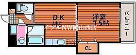 ピュアベルデ医大南  ｜ 岡山県岡山市北区奥田本町（賃貸マンション1DK・3階・31.74㎡） その2