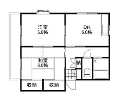 リバーサイド花里Ｃ棟  ｜ 岡山県岡山市北区西長瀬（賃貸アパート2DK・1階・42.12㎡） その2