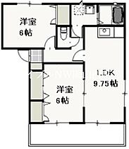 ファミーユサトウII　Ｂ棟  ｜ 岡山県岡山市南区新保（賃貸アパート2LDK・1階・51.34㎡） その2