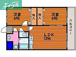 マ・ベル・エトワール 4階2LDKの間取り
