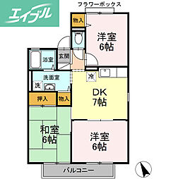 グリーンフィールズA棟 2階