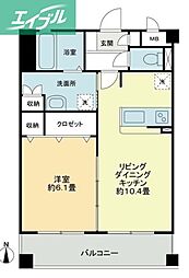 フィネス下中野 2階/-