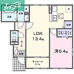 ドエル リバーパレス 1階/-