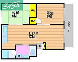 レジデンス下中野A棟 2階