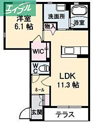 ヴィラージュ 弐番館 1階