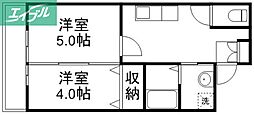 アペックス奥田 4階/-