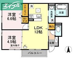 リバーパレス D棟 1階