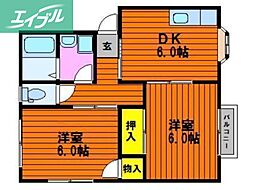 サンハイツ白石II 2階