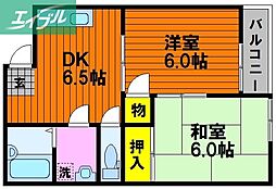 辰巳ハイツ 2階/-