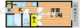 岡山県岡山市中区竹田（賃貸マンション1K・1階・22.00㎡） その2