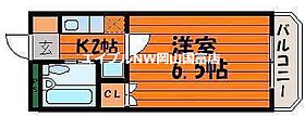 岡山県岡山市中区中納言町（賃貸マンション1K・2階・18.11㎡） その2