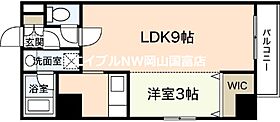 岡山県岡山市北区表町3丁目（賃貸マンション1LDK・2階・33.75㎡） その2