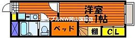 岡山県岡山市中区平井2丁目（賃貸アパート1K・2階・22.35㎡） その2