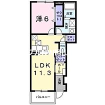 岡山県赤磐市桜が丘東1丁目（賃貸アパート1LDK・1階・44.18㎡） その2