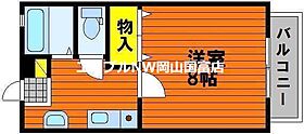 岡山県赤磐市河本（賃貸アパート1K・2階・26.50㎡） その2