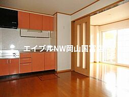 JR山陽本線 高島駅 徒歩18分の賃貸アパート 1階2DKのリビング/ダイニング