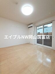 JR山陽本線 高島駅 徒歩15分の賃貸アパート 1階ワンルームのリビング/ダイニング