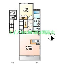 JR山陽本線 高島駅 徒歩18分 2階/-