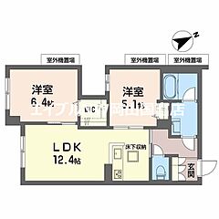 物件の間取り