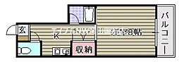 岡山電気軌道東山本線 中納言駅 徒歩10分 4階/-