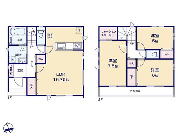 間取りを拡大表示