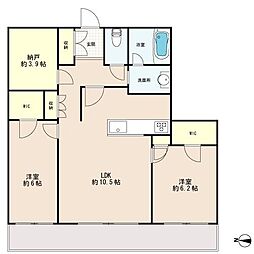間取図画像 2SLDK