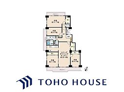 幕張ファミールハイツ4号棟 4SLDKの間取図画像