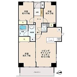 間取図画像 3LDK