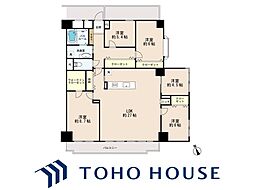 ルネ市川中山 5LDKの間取図画像