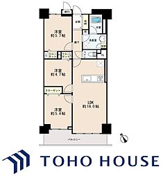 ライオンズステーションプラザ西船橋 3LDKの間取図画像